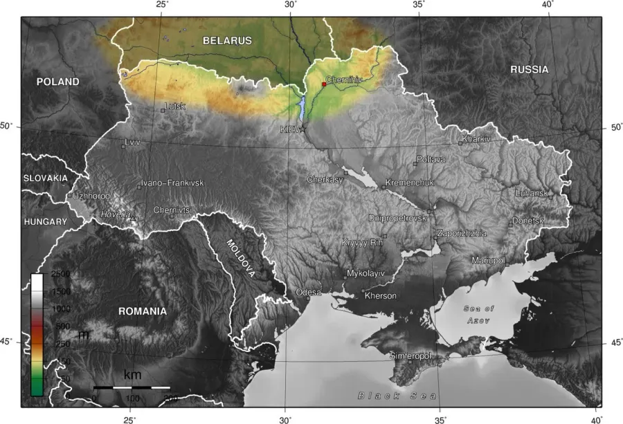 The Belarus–Ukraine border card