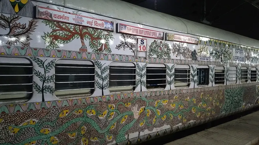 La carte Peinture de Madhubani