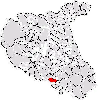 La carte Tâmboești