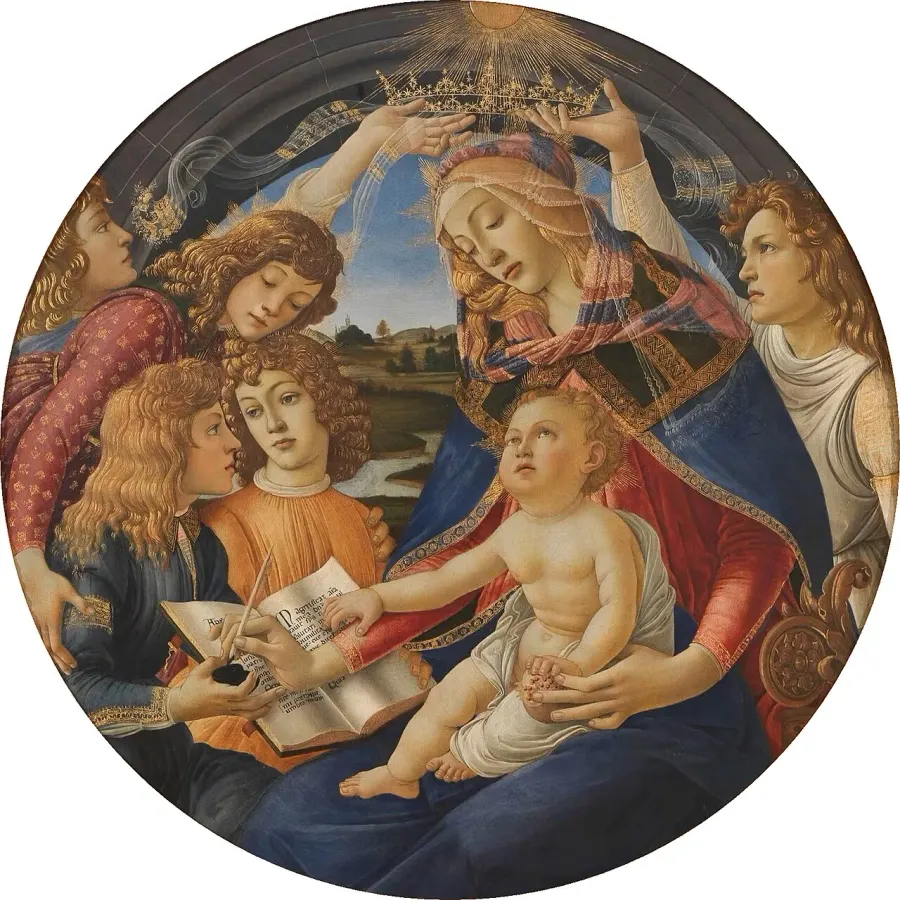 The Madonna of the Magnificat card