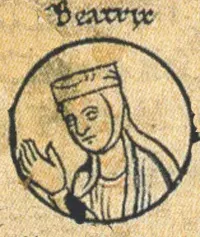 La carte Béatrice de France