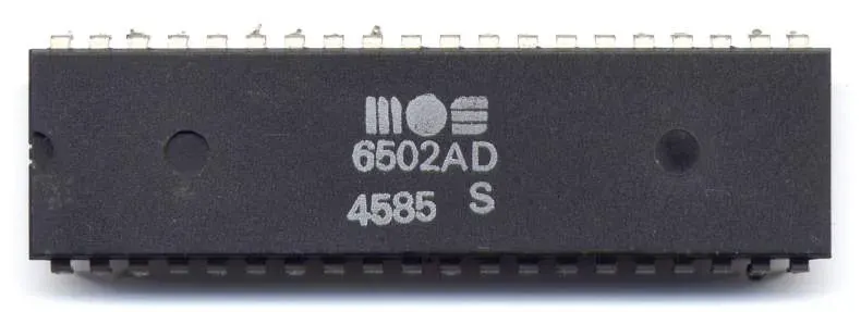The MOS Technology 6502 card
