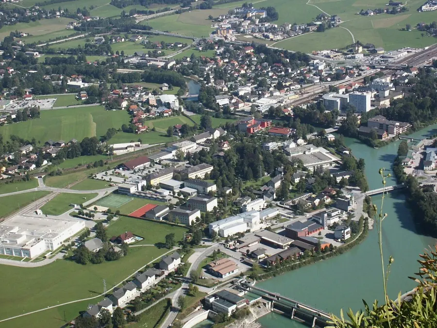 La carte Hallein