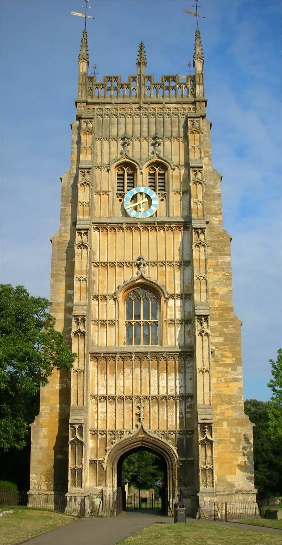 The Evesham Abbey card