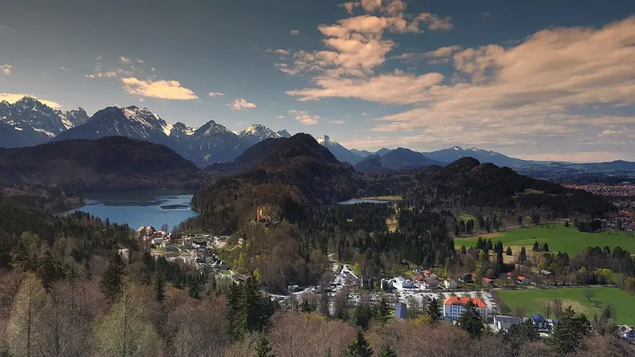 La carte Schwangau