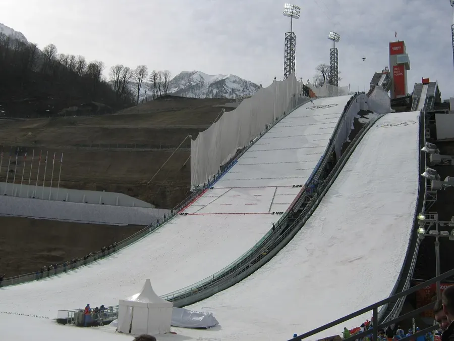 The RusSki Gorki Jumping Center card