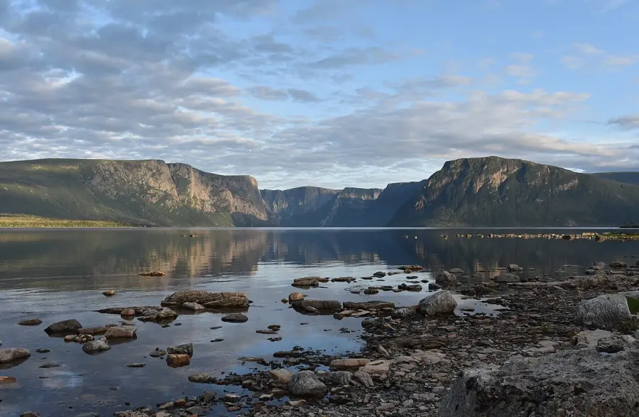 La carte Parc national du Gros-Morne