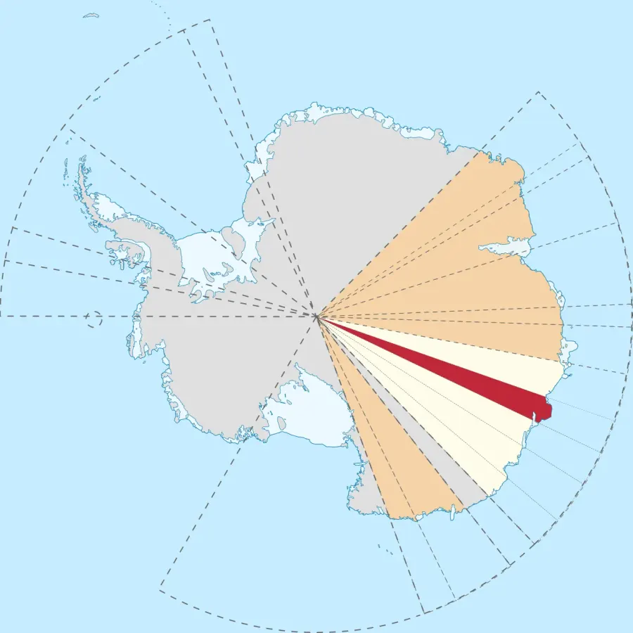 La carte Côte de Budd