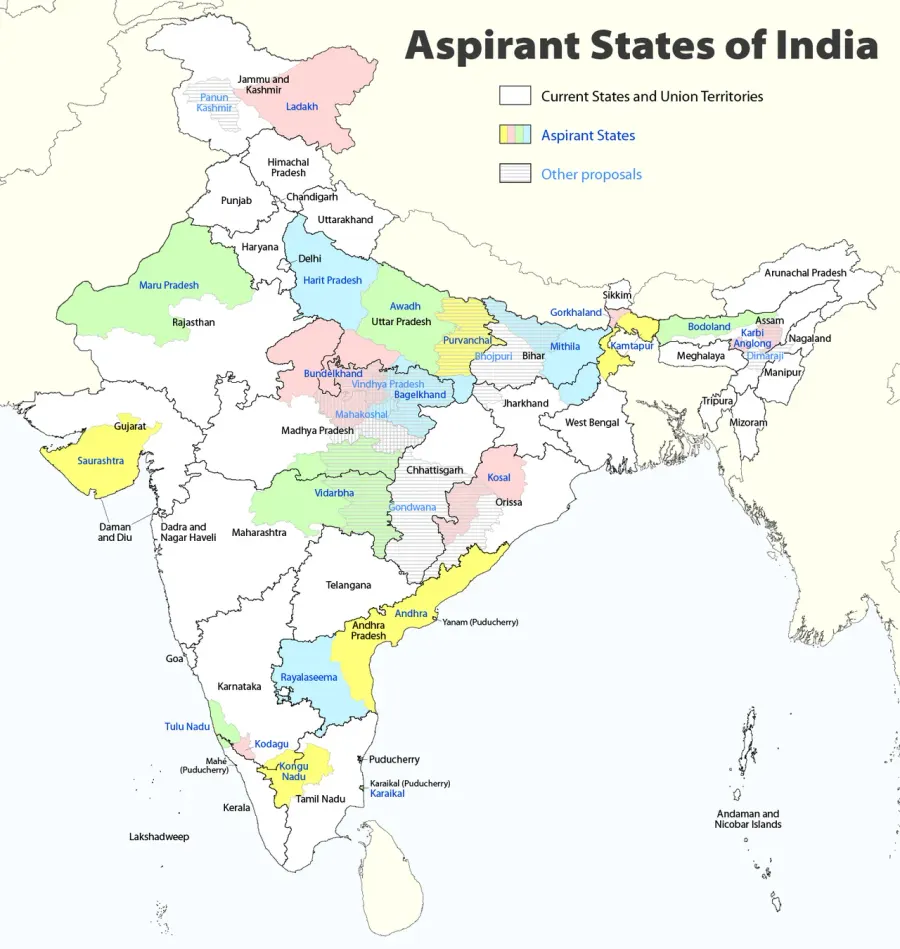 La carte Bodoland