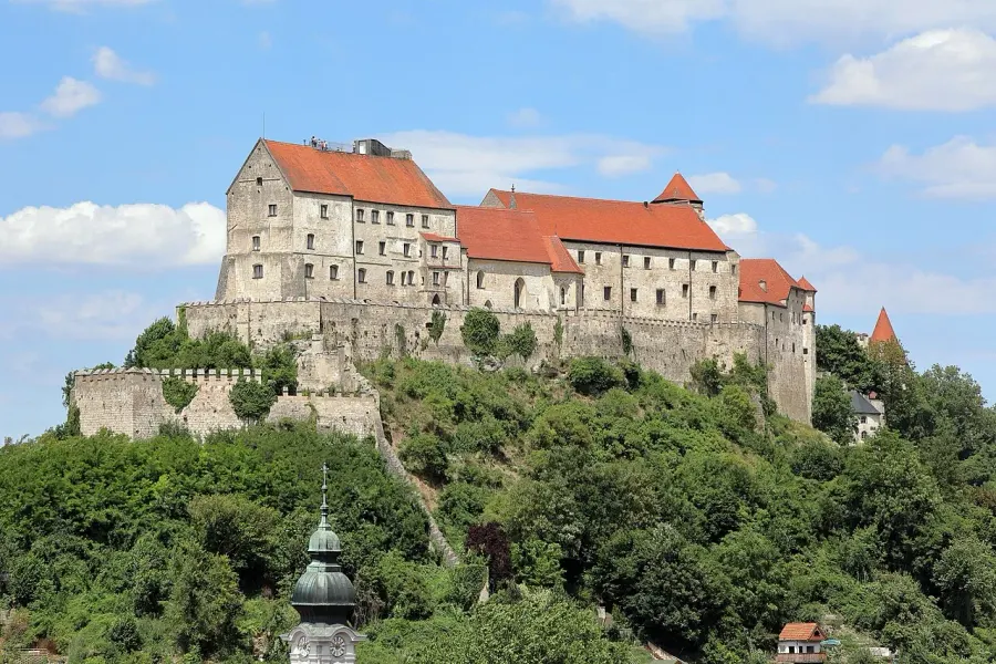 La carte Château de Burghausen