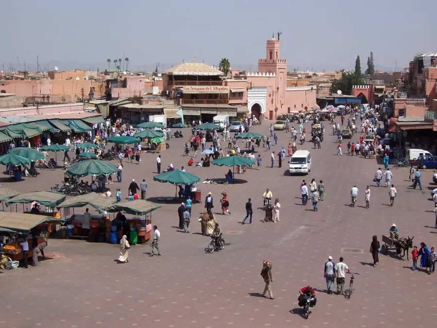 The Jemaa el-Fnaa card