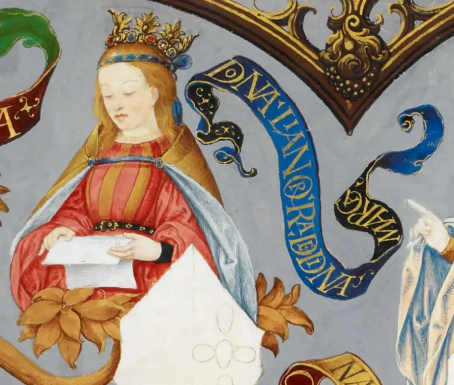 The Eleanor of Portugal, Queen of Denmark card