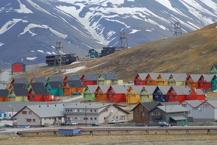 La carte Longyearbyen