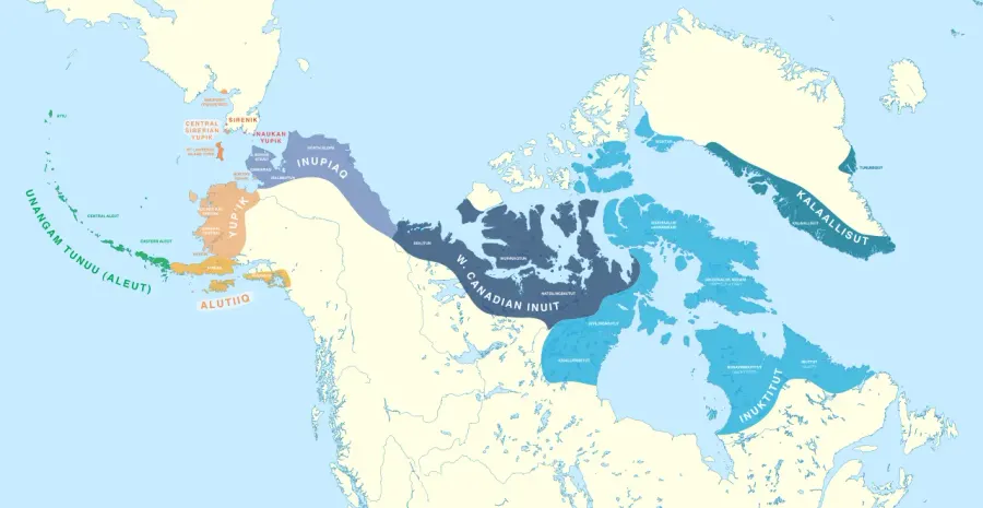 The Eskaleut languages card