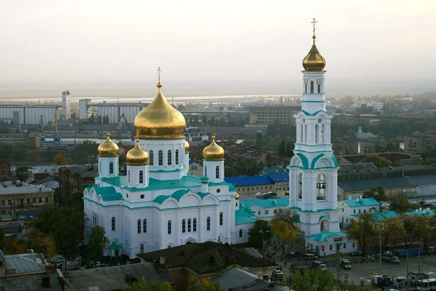 La carte Cathédrale de la Nativité-de-la-Vierge de Rostov-sur-le-Don