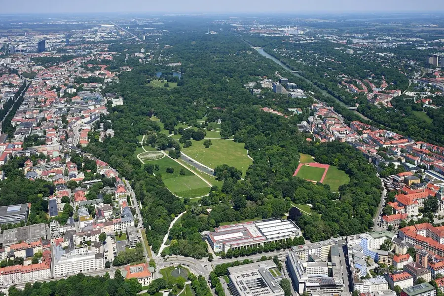 La carte Englischer Garten