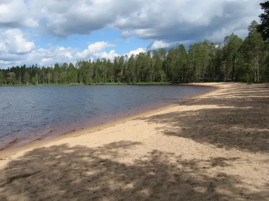 La carte Parc national de Tiilikkajärvi