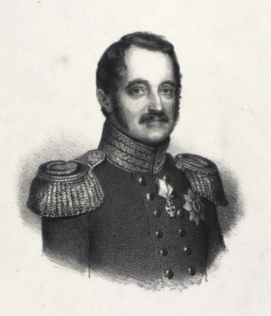 La carte Ferdinand de Danemark