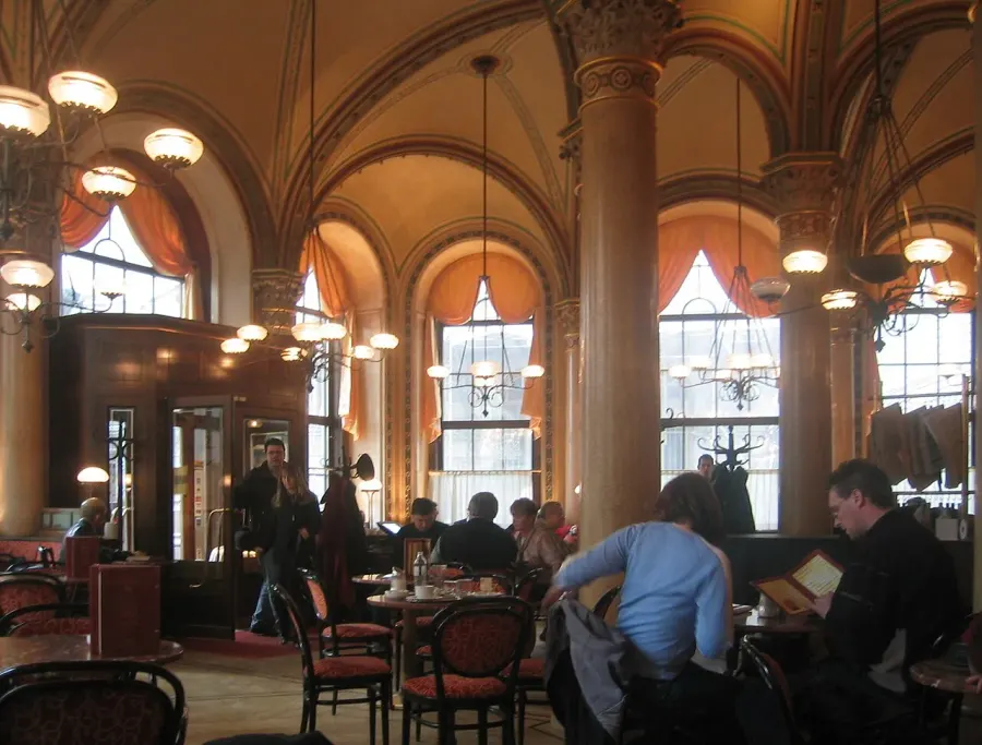 The Viennese coffee house culture card