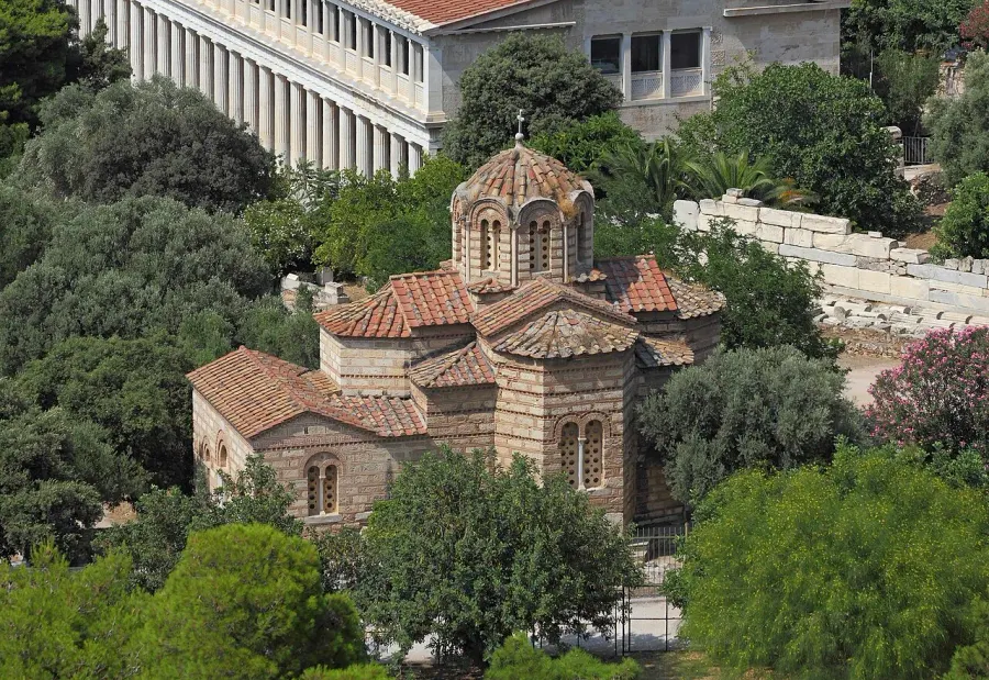 The Church of the Holy Apostles, Athens card