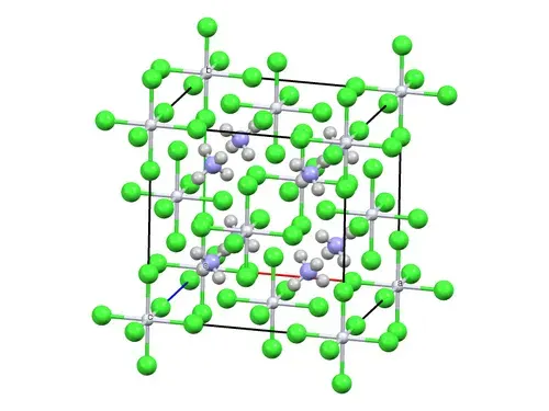 The Ammonium hexachloroplatinate card