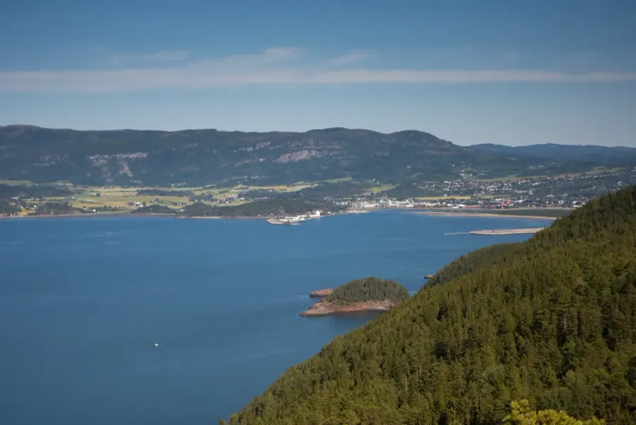 La carte Stjørdalshalsen