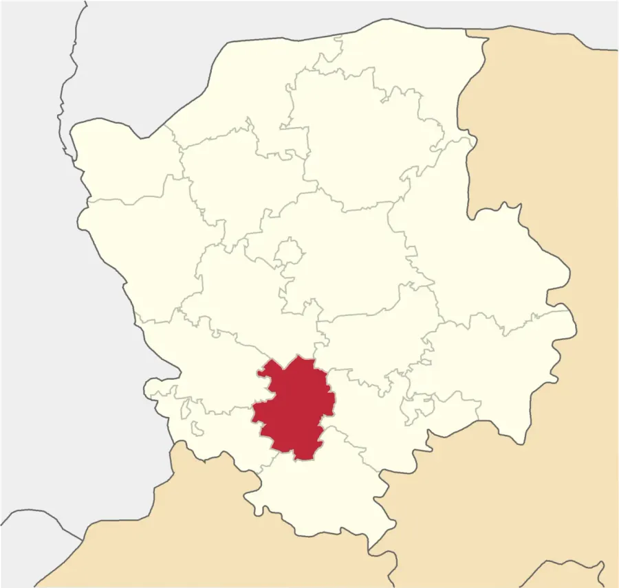 La carte Raïon de Lokatchi