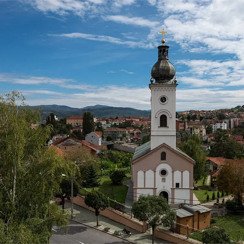 La carte Église Saint-Georges de Knjaževac