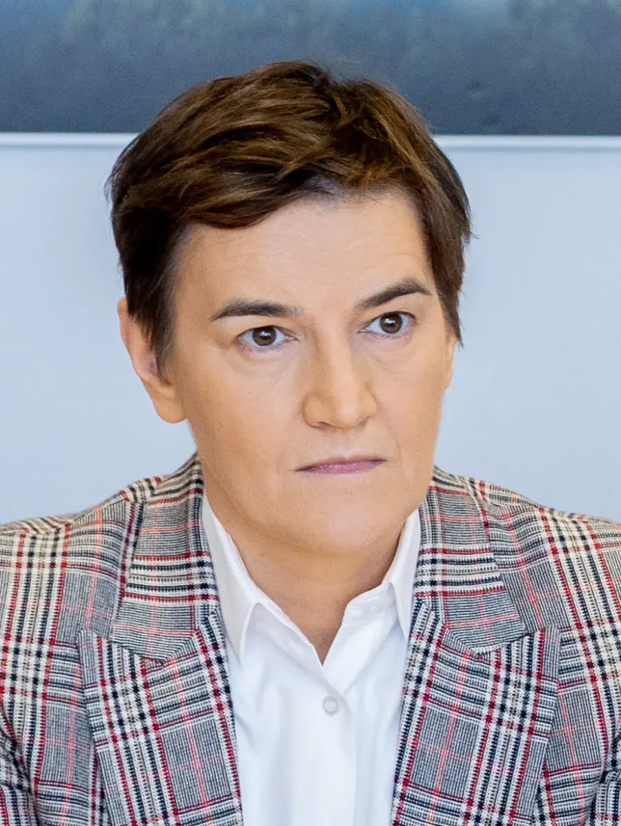 La carte Ana Brnabić