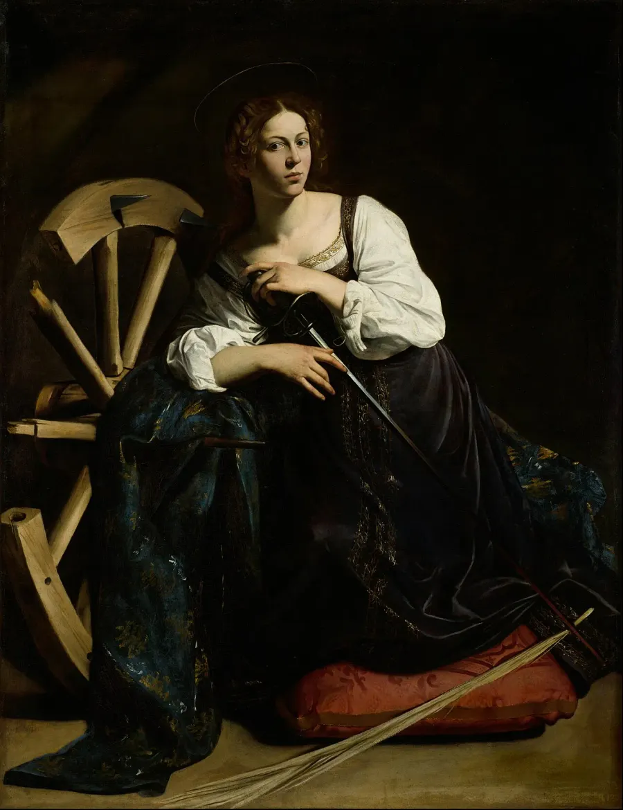 The Saint Catherine of Alexandria card