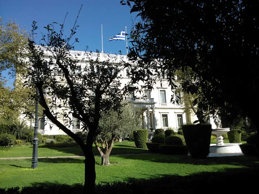 The Presidential Mansion, Athens card