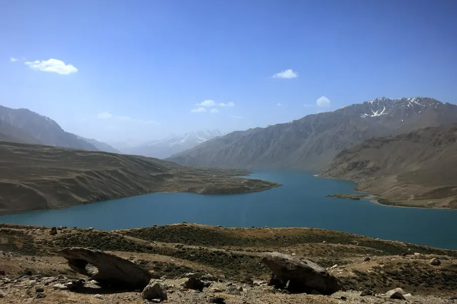 La carte Lac Yashilkul