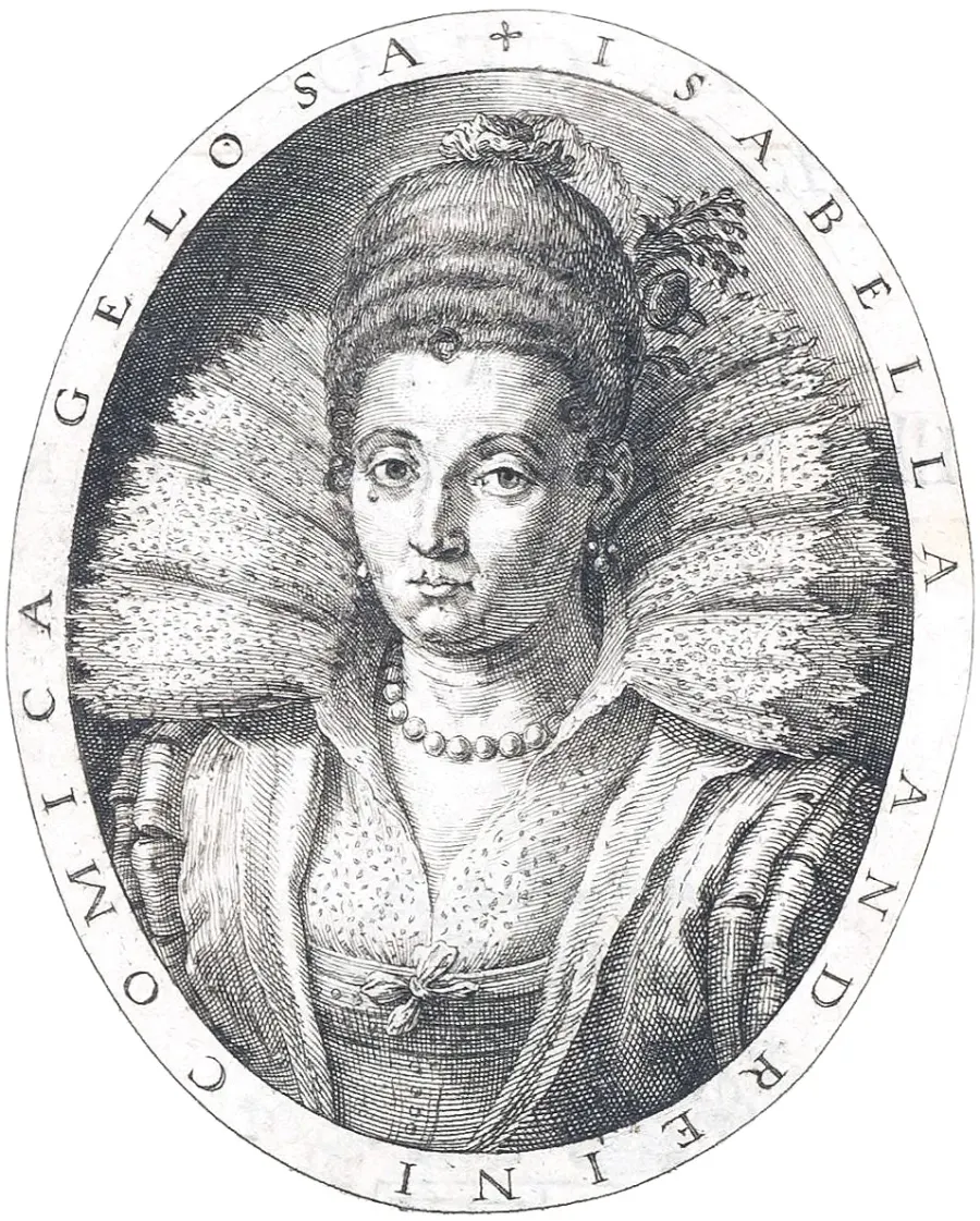 The Isabella Andreini card