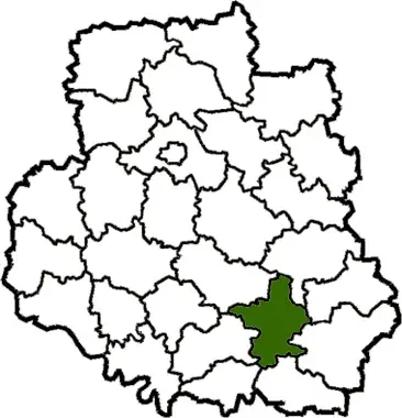 The Trostianets Raion, Vinnytsia Oblast card