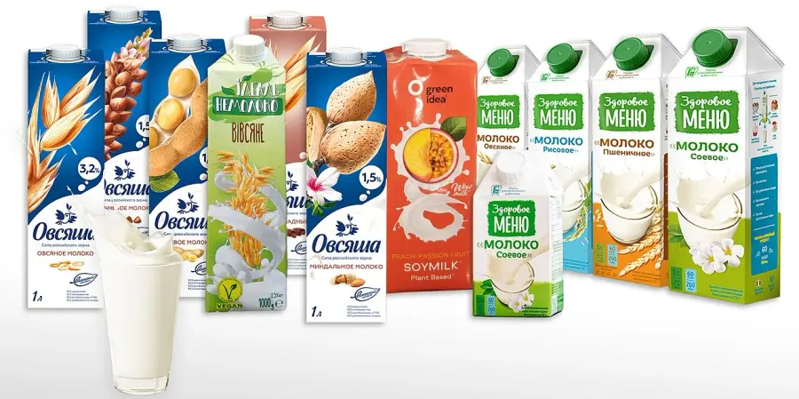 La carte Lait végétal