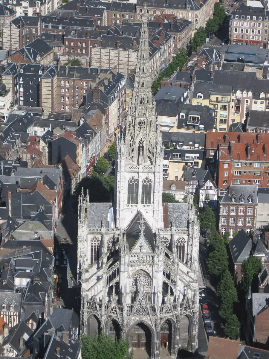 The Church of Saint-Maclou card