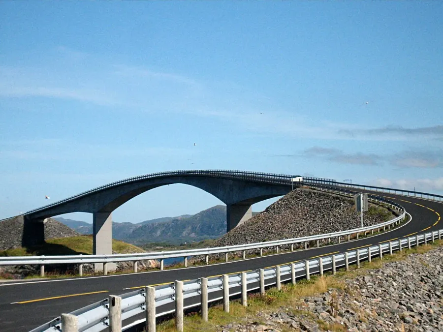 The Storseisundet Bridge card