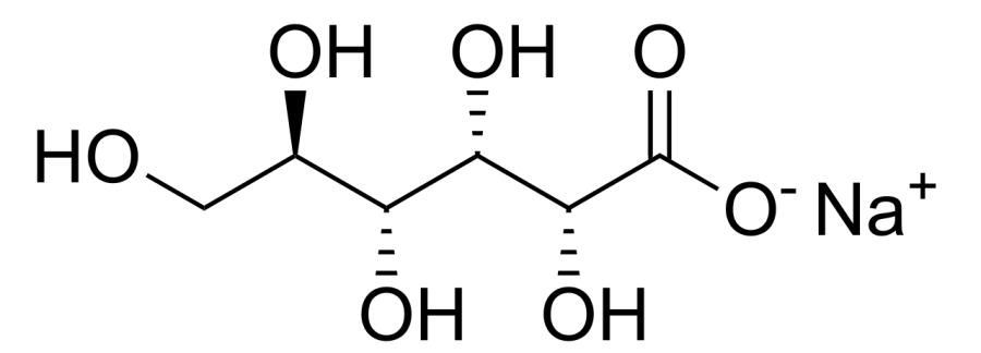 La carte Gluconate de sodium