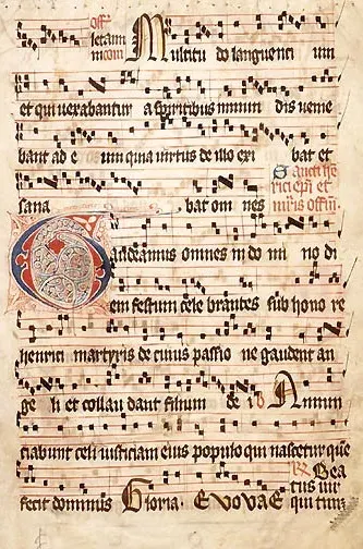 La carte Chant grégorien