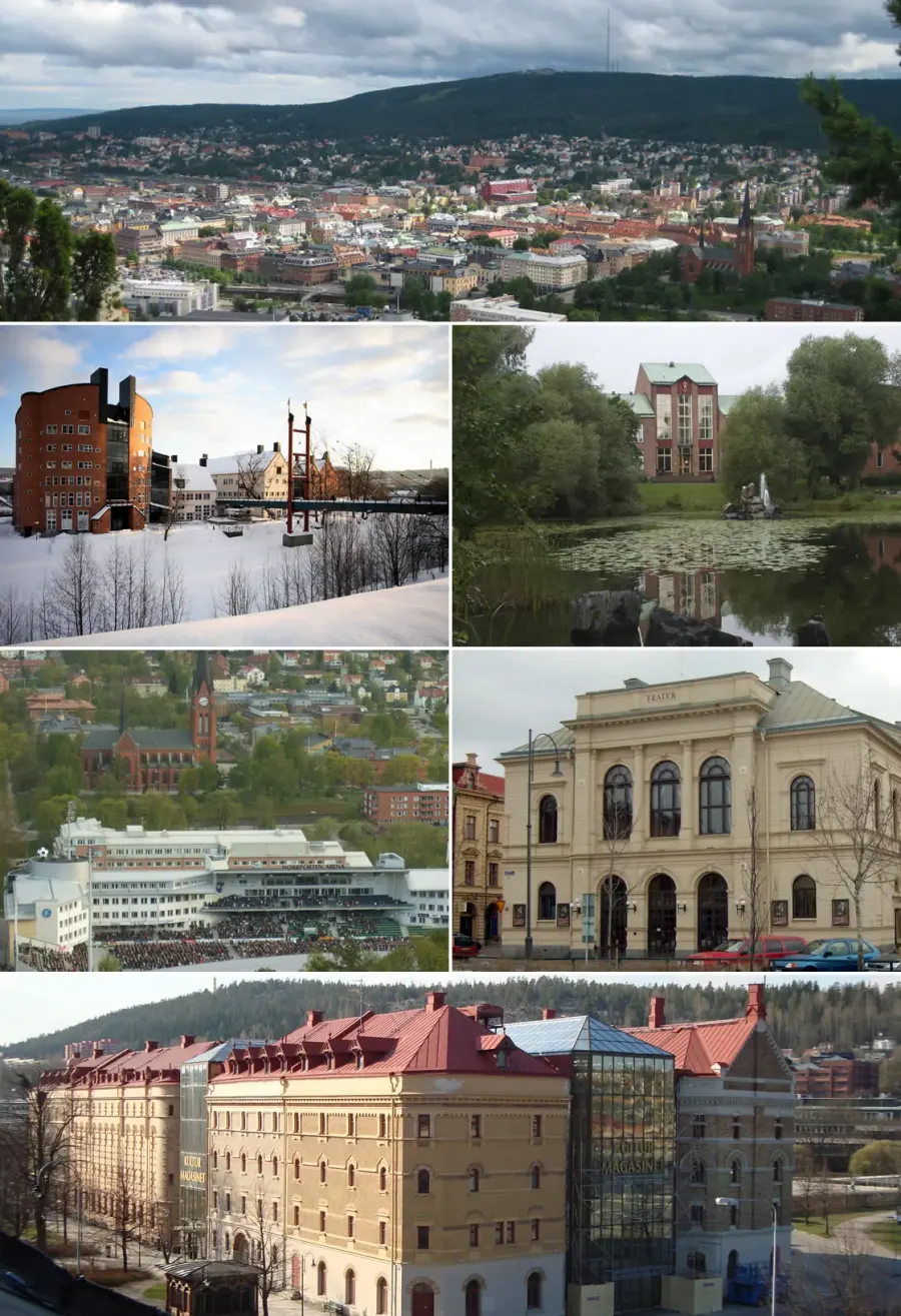 La carte Sundsvall