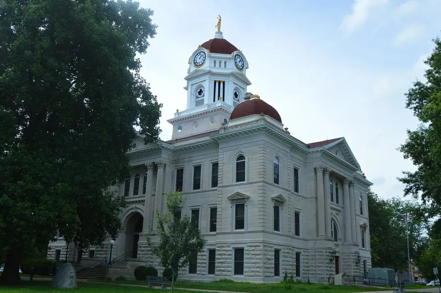 The Hancock County, Illinois card