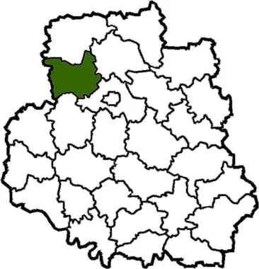 La carte Raïon de Lityn