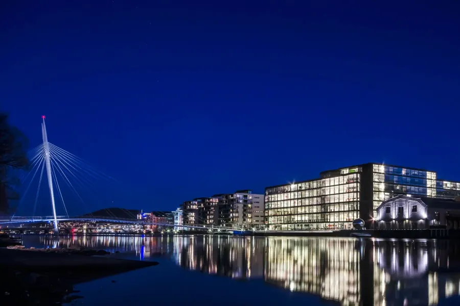 La carte Drammen