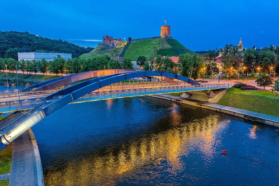 La carte Pont Mindaugas