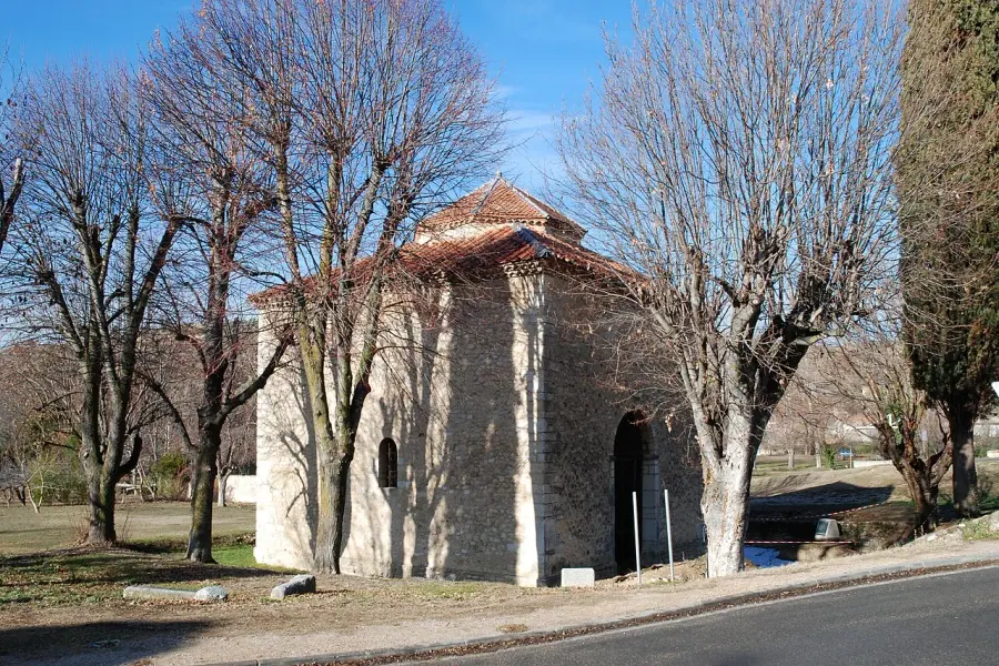La carte Baptistère de Riez
