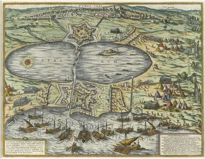 La carte Conquête de Tunis