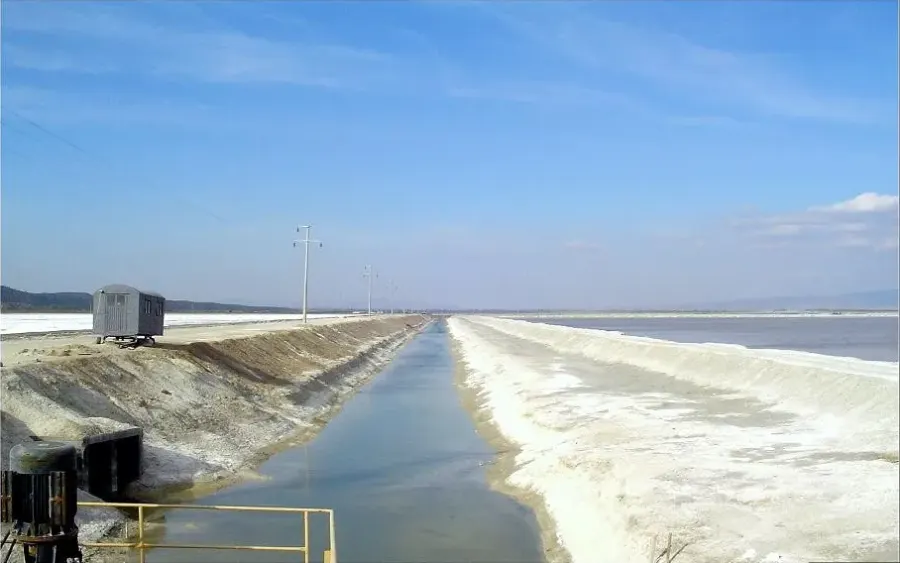 La carte Lac Acıgöl