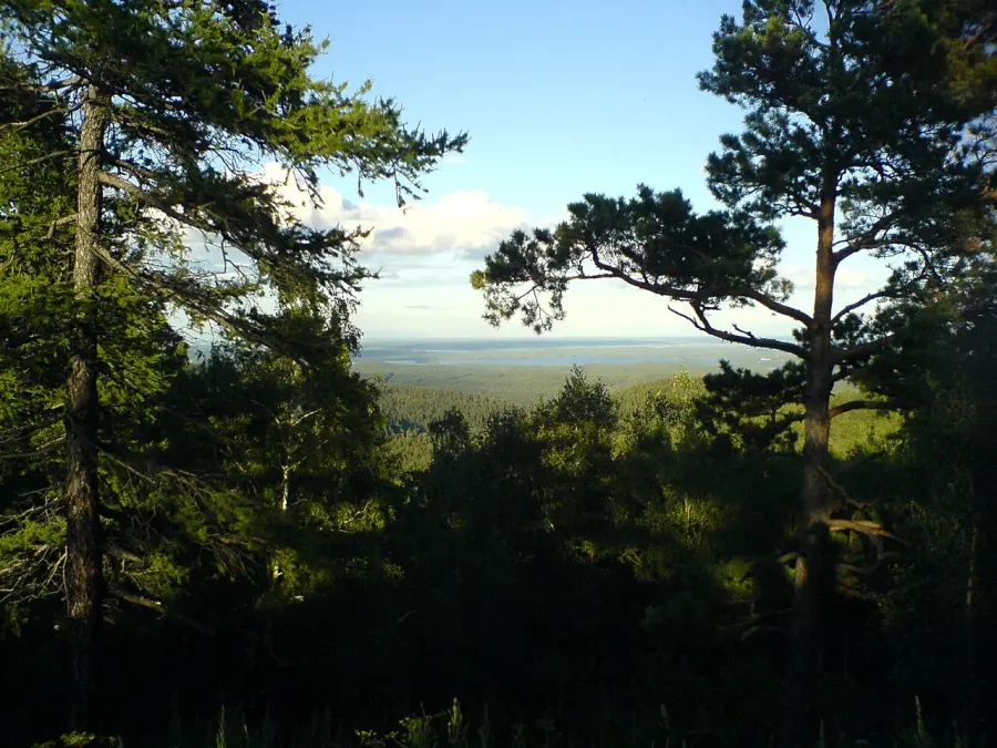 La carte Monts Ilmen