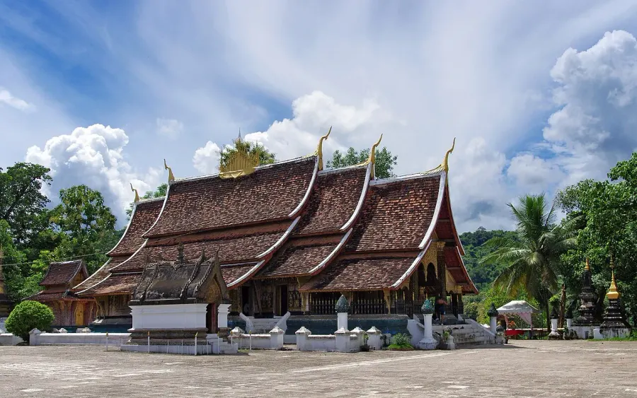 La carte Vat Xieng Thong