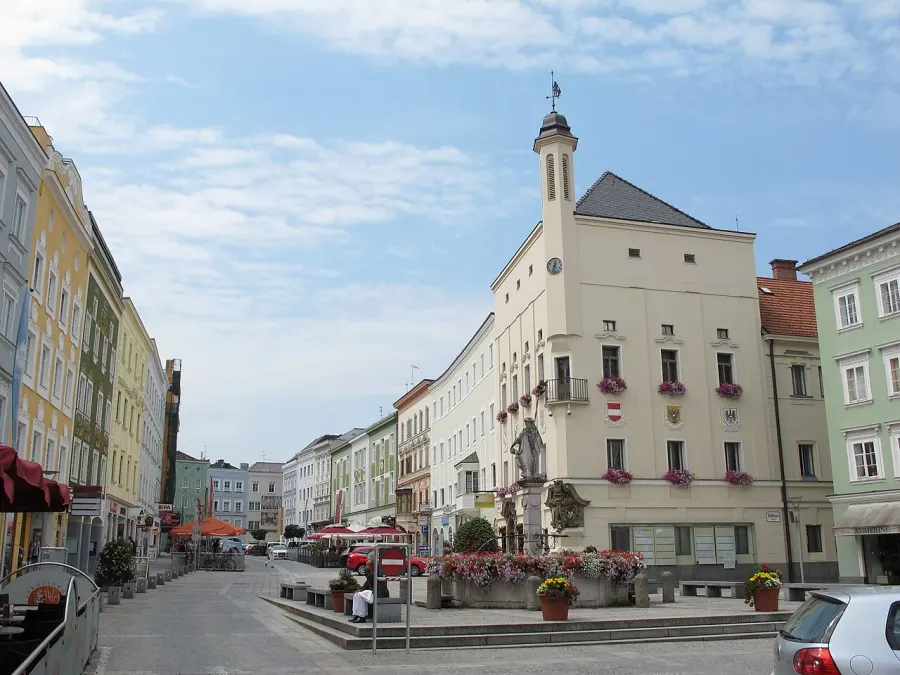La carte Ried im Innkreis